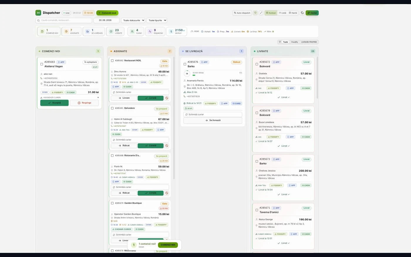 Dispatcher, light theme